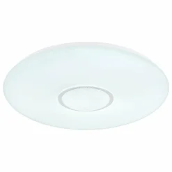 Luminaires Globo Lighting Éclairage Led|Plafonnier Globo SULLY LED Blanc, 1 lumière, Télécommandes, Changeur de couleurs
