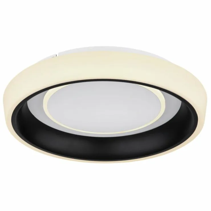 Luminaires Globo Lighting Éclairage Led|Plafonnier Globo TABANO LED Noir, 1 lumière, Télécommandes