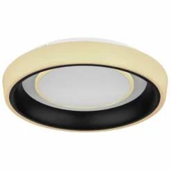 Luminaires Globo Lighting Éclairage Led|Plafonnier Globo TABANO LED Noir, 1 lumière, Télécommandes