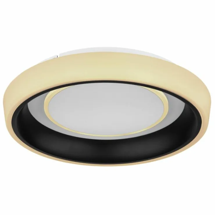 Luminaires Globo Lighting Éclairage Led|Plafonnier Globo TABANO LED Noir, 1 lumière, Télécommandes