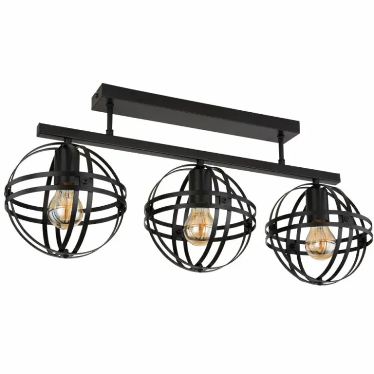 Luminaires Globo Lighting Plafonniers|Plafonnier Globo TAMARA Noir, 3 lumières