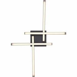 Luminaires Globo Lighting Éclairage Led|Plafonnier Globo TANSY I LED Noir, 1 lumière