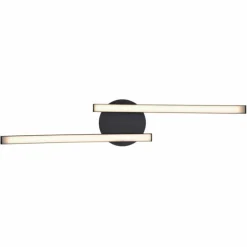Luminaires Globo Lighting Éclairage Led|Plafonnier Globo TANSY LED Noir, 1 lumière