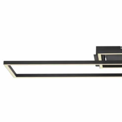 Luminaires Globo Lighting Éclairage Led|Plafonnier Globo TATJANA LED Noir, 1 lumière