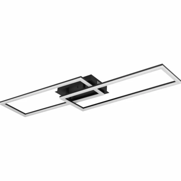 Luminaires Globo Lighting Éclairage Led|Plafonnier Globo TATJANA LED Noir, 1 lumière, Télécommandes