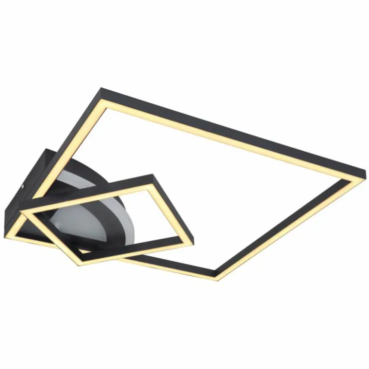 Luminaires Globo Lighting Éclairage Led|Plafonnier Globo TINY LED Noir, 1 lumière