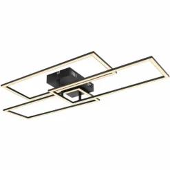 Luminaires Globo Lighting Éclairage Led|Plafonnier Globo TINY LED Noir, 1 lumière, Télécommandes