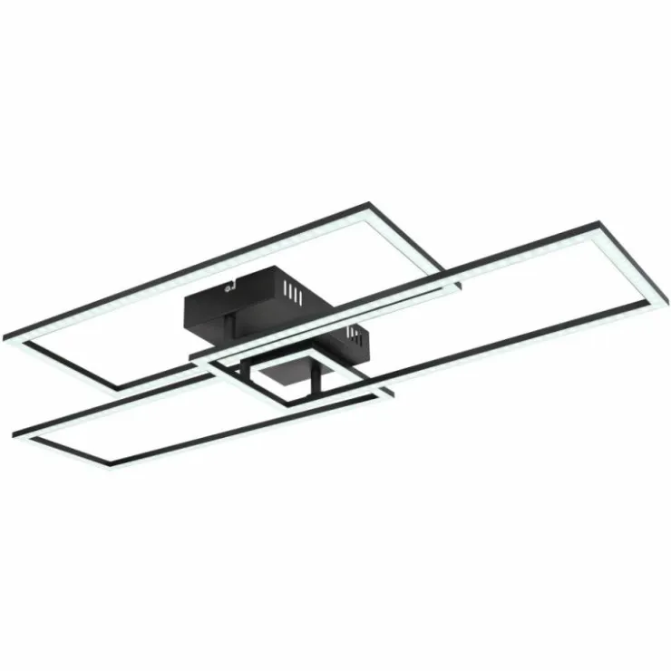Luminaires Globo Lighting Éclairage Led|Plafonnier Globo TINY LED Noir, 1 lumière, Télécommandes