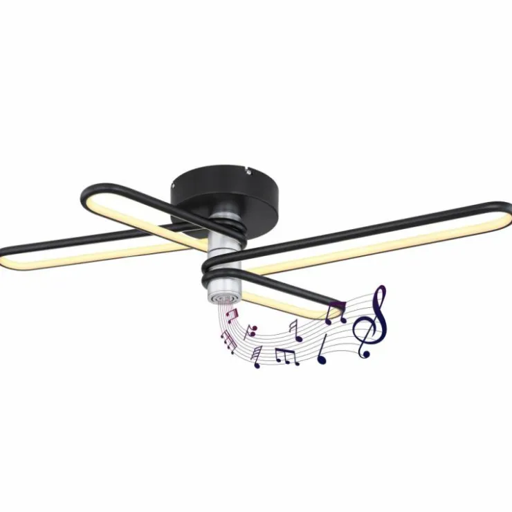 Luminaires Globo Lighting Éclairage Led|Plafonnier Globo TOPPOLE LED Blanc, 1 lumière