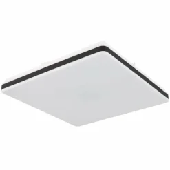 Plafonnier Globo ULLY LED Noir, 1 lumière, Télécommandes