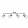 Luminaires Globo Lighting Spots Et Projecteurs|Plafonnier Globo XARA I Chrome, 4 lumières