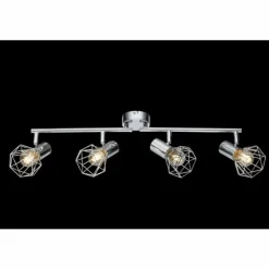 Luminaires Globo Lighting Spots Et Projecteurs|Plafonnier Globo XARA I Chrome, 4 lumières