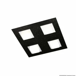Luminaires Grossmann Éclairage Led|Plafonnier Grossmann BASIC LED Noir, 4 lumières