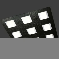 Luminaires Grossmann Éclairage Led|Plafonnier Grossmann BASIC LED Noir, 9 lumières