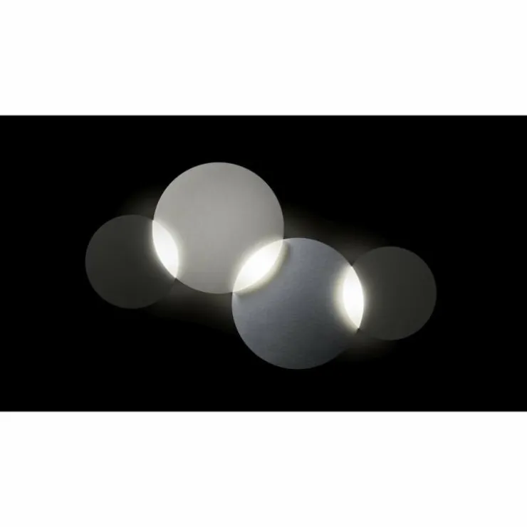 Luminaires Grossmann Éclairage Led|Plafonnier Grossmann CIRC LED Gris, Argenté, 1 lumière