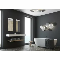 Luminaires Grossmann Éclairage Led|Plafonnier Grossmann CIRC LED Gris, Argenté, 1 lumière