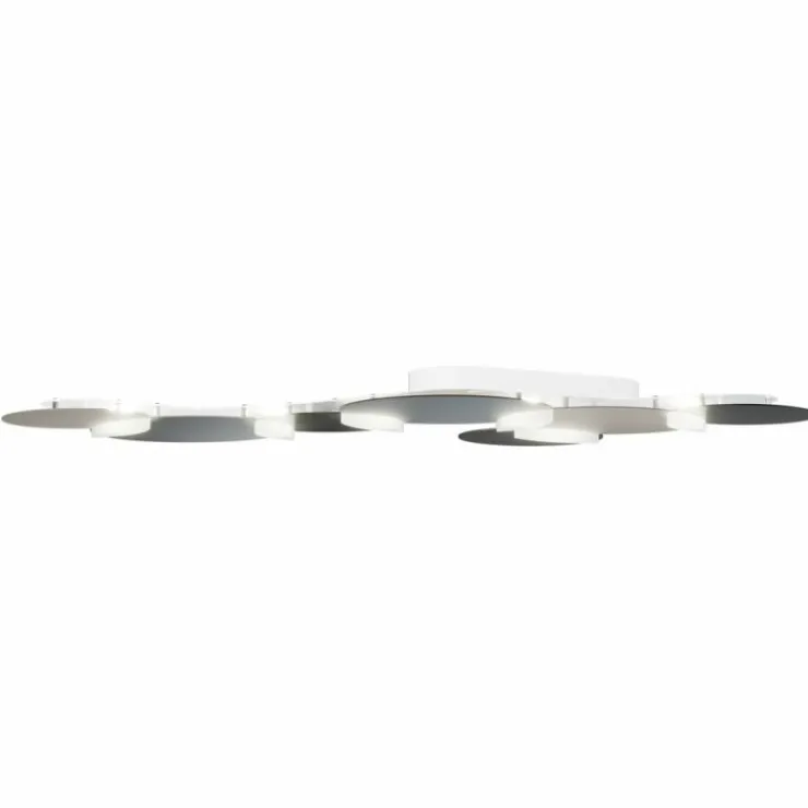 Luminaires Grossmann Éclairage Led|Plafonnier Grossmann CIRC LED Gris, Argenté, 1 lumière