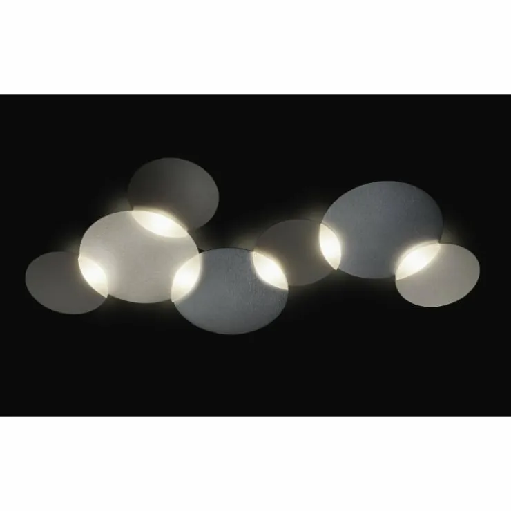 Luminaires Grossmann Éclairage Led|Plafonnier Grossmann CIRC LED Gris, Argenté, 1 lumière