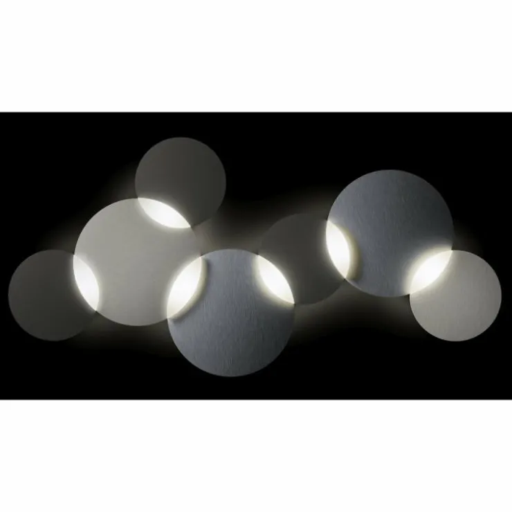 Luminaires Grossmann Éclairage Led|Plafonnier Grossmann CIRC LED Gris, Argenté, 1 lumière