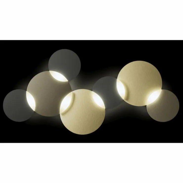Luminaires Grossmann Éclairage Led|Plafonnier Grossmann CIRC LED Bronze, Laiton, 1 lumière