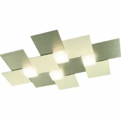 Luminaires Grossmann Éclairage Led|Plafonnier Grossmann Creo LED Champagne, 4 lumières
