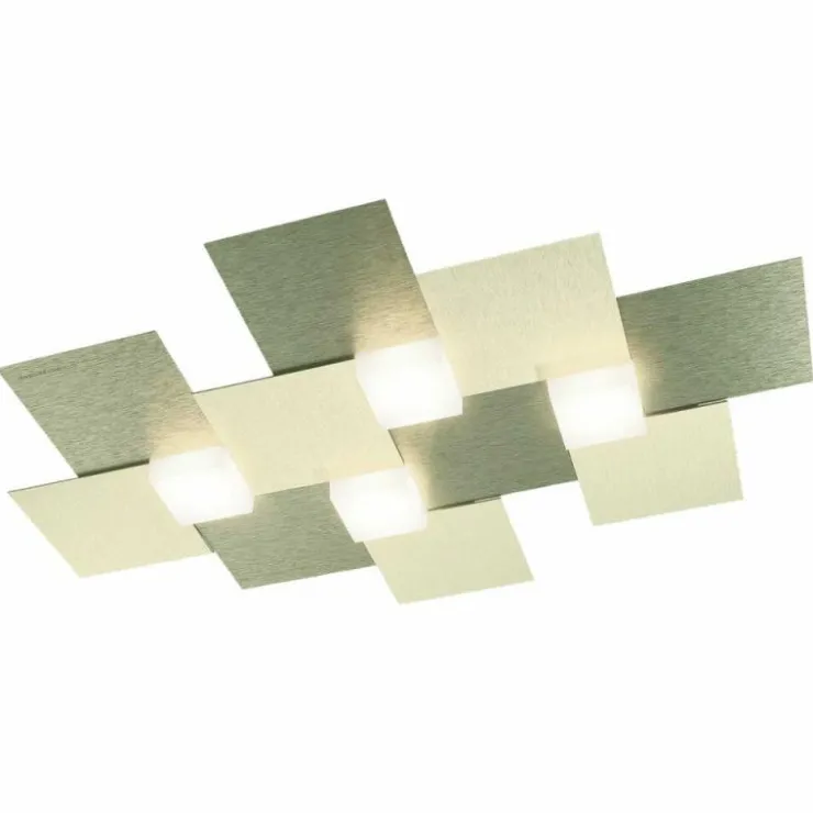 Luminaires Grossmann Éclairage Led|Plafonnier Grossmann Creo LED Champagne, 4 lumières