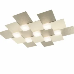 Luminaires Grossmann Éclairage Led|Plafonnier Grossmann Creo LED Champagne, 7 lumières