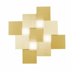 Luminaires Grossmann Éclairage Led|Plafonnier Grossmann CREO LED Laiton, 4 lumières