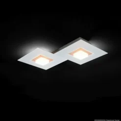 Luminaires Grossmann Éclairage Led|Plafonnier Grossmann KARREE LED Aluminium, Cuivre, 2 lumières