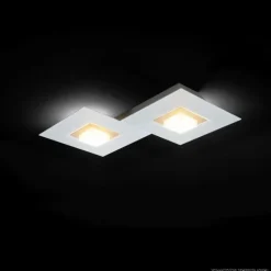 Luminaires Grossmann Éclairage Led|Plafonnier Grossmann KARREE LED Aluminium, Champagne, 2 lumières
