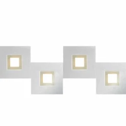 Luminaires Grossmann Éclairage Led|Plafonnier Grossmann KARREE LED Aluminium, Champagne, 4 lumières
