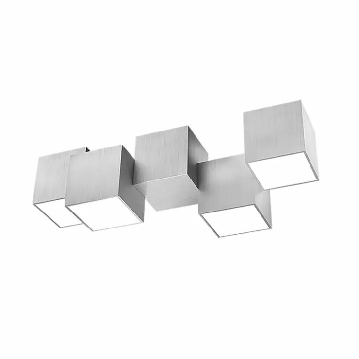 Luminaires Grossmann Éclairage Led|Plafonnier Grossmann ROCKS LED Aluminium, 4 lumières