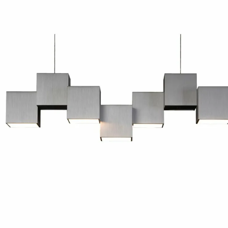 Luminaires Grossmann Éclairage Led|Plafonnier Grossmann ROCKS LED Aluminium, 5 lumières