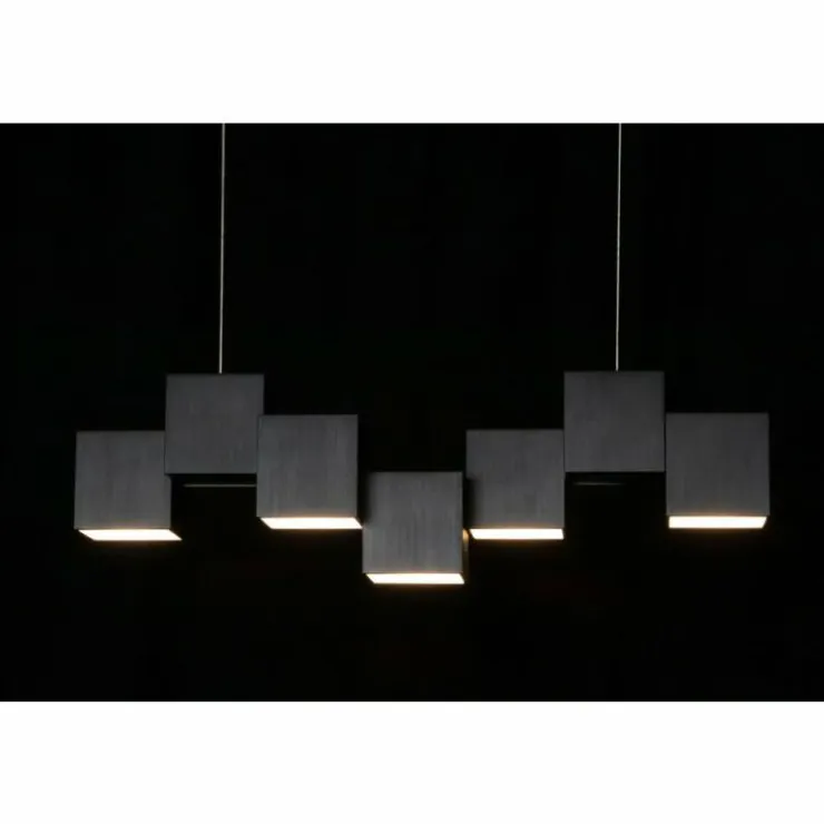 Luminaires Grossmann Éclairage Led|Plafonnier Grossmann ROCKS LED Noir, 5 lumières