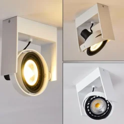 hofstein Spots Et Projecteurs|Plafonnier Grytgol Blanc, 1 lumière