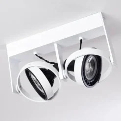hofstein Spots Et Projecteurs|Plafonnier Grytgol Blanc, 2 lumières