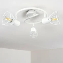 hofstein Spots Et Projecteurs|Plafonnier Holbol Blanc, 3 lumières