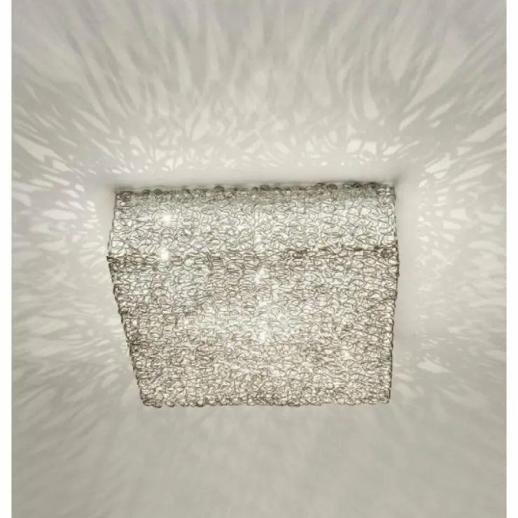 Luminaires Holländer Plafonniers|Plafonnier Holländer RIFUGIO Argenté, 9 lumières
