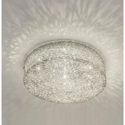 Luminaires Holländer Plafonniers|Plafonnier Holländer RIFUGIO Argenté, 10 lumières