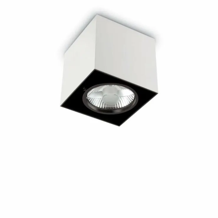 Luminaires Ideallux Plafonniers|Plafonnier Ideal Lux MOOD Blanc, 1 lumière