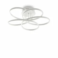 Luminaires Ideallux Éclairage Led|Plafonnier Ideallux KAROL LED Blanc, 1 lumière