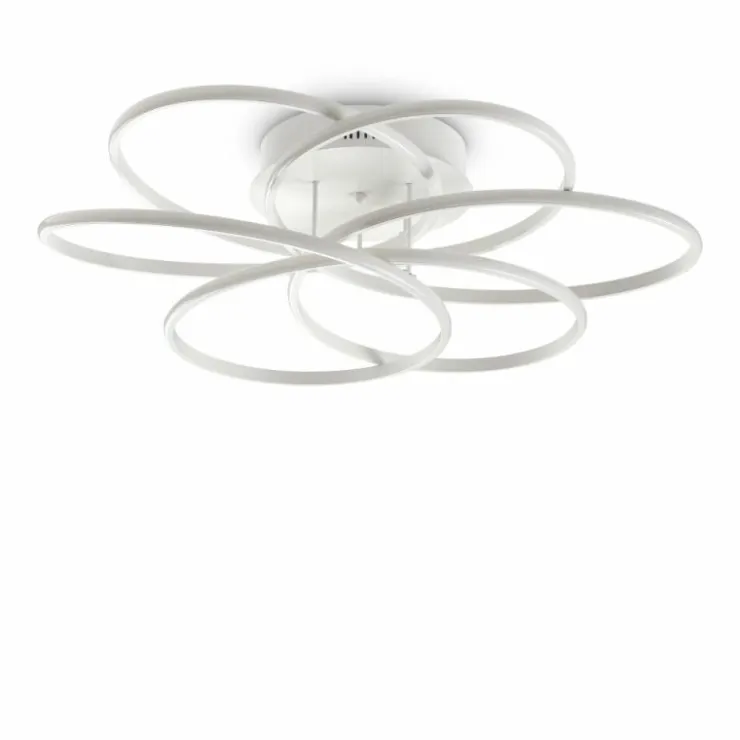 Luminaires Ideallux Éclairage Led|Plafonnier Ideallux KAROL LED Blanc, 1 lumière