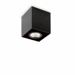 Luminaires Ideallux Plafonniers|Plafonnier Ideallux MOOD Noir, 1 lumière