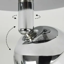 Plafonnier iDual Olivine LED Chrome, 1 lumière, Télécommandes, Changeur de couleurs