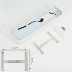 Lampe Éclairage Led|Plafonnier Iriondo LED Blanc, 1 lumière, Télécommandes