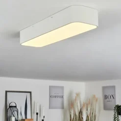Lampe Éclairage Led|Plafonnier Iriondo LED Blanc, 1 lumière, Télécommandes