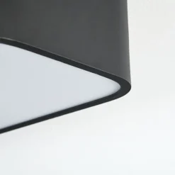 Lampe Éclairage Led|Plafonnier Iriondo LED Noir, 1 lumière, Télécommandes
