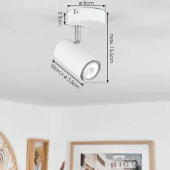 hofstein Spots Et Projecteurs|Plafonnier Javel Blanc, 1 lumière