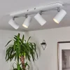 hofstein Spots Et Projecteurs|Plafonnier Javel Chrome, Blanc, 4 lumières