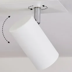 hofstein Spots Et Projecteurs|Plafonnier Javel Chrome, Blanc, 3 lumières